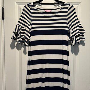 Lily Pulitzer Navy and white striped dress